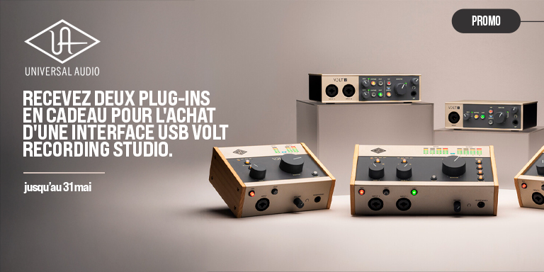 <b><center>Achetez une interface VOLT : 2 plugins offerts ! <b><center>