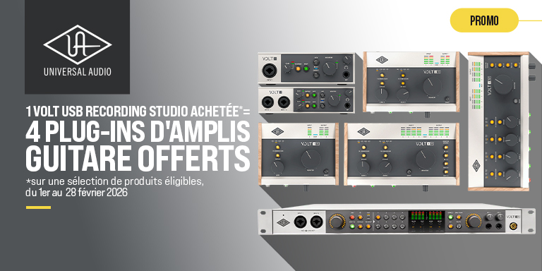 <b><center>VOLT USB = PACK D’AMPLIS UAD OFFERT</center></b>