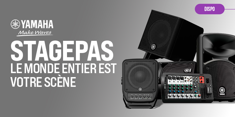 <b><center>YAMAHA Série Stagepas </center></b>