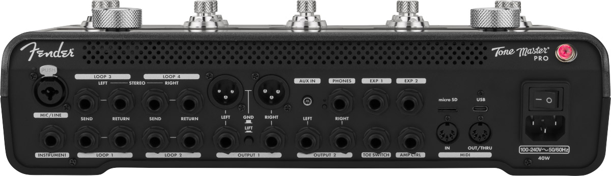 Fender Tone Master Pro - Connection