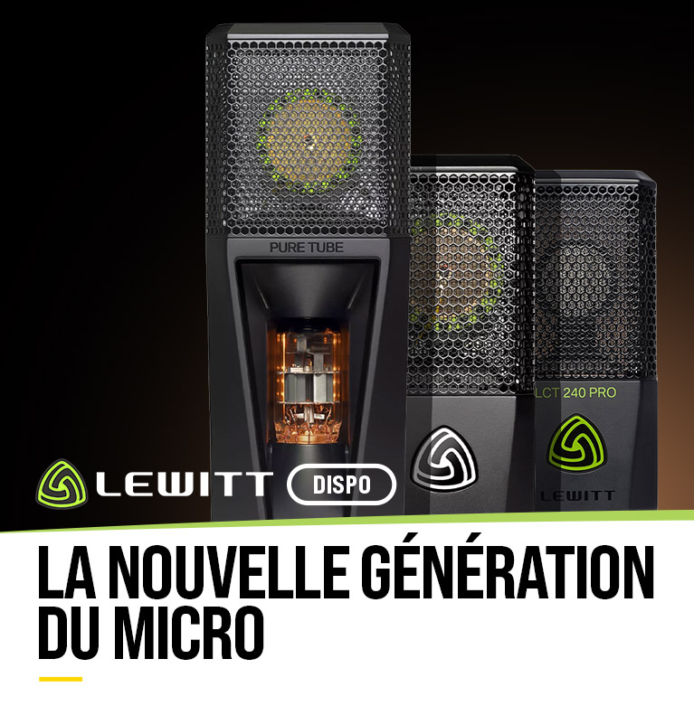 Bannière Lewitt microphones