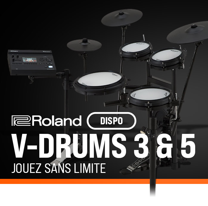 Bannière Roland V-Drums série 3 et 5