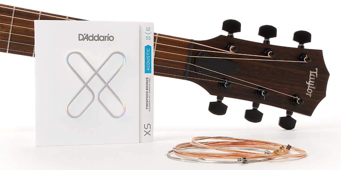 Les cordes XS D'Addario sont désormais les cordes qui équipent les guitares  Taylor