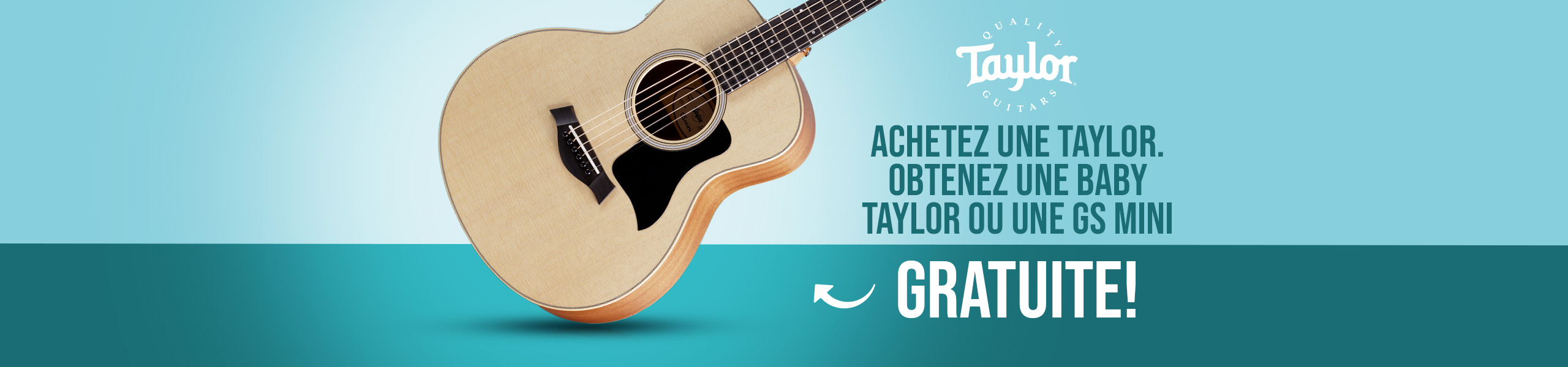 Guitare Taylor offerte
