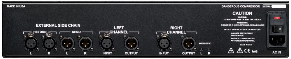 Dangerous Music Compressor - Compresseur Limiteur Gate - Variation 2