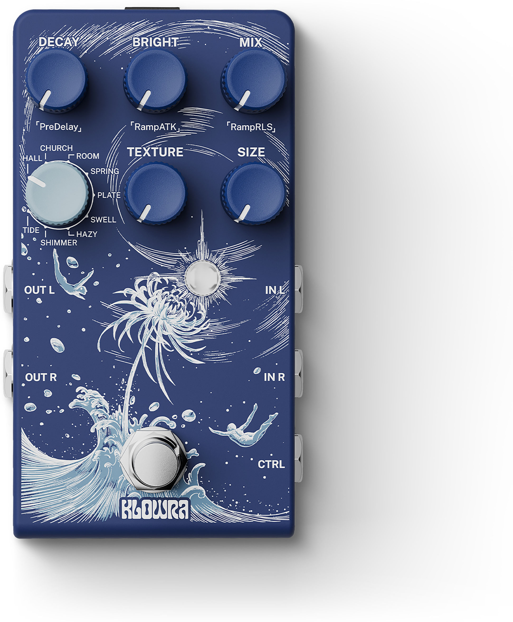 Klowra Kbs-01 Limbo Reverb - PÉdale Reverb / Delay / Echo - Main picture
