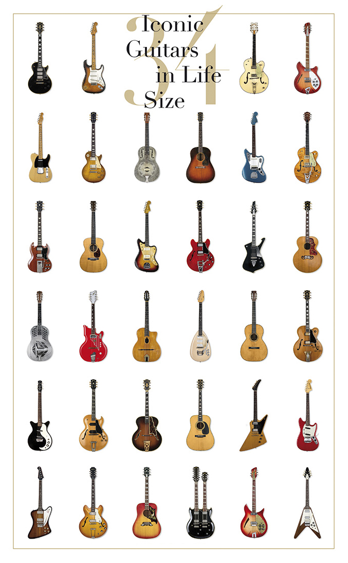 Camino Verde Guitares De Legende En Taille Reelle - Librairie Guitare Électrique - Variation 4
