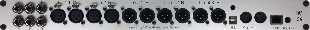 2400 Audio Imperium 1u Stormtrooper White - ContrÔleur De Monitoring - Variation 1