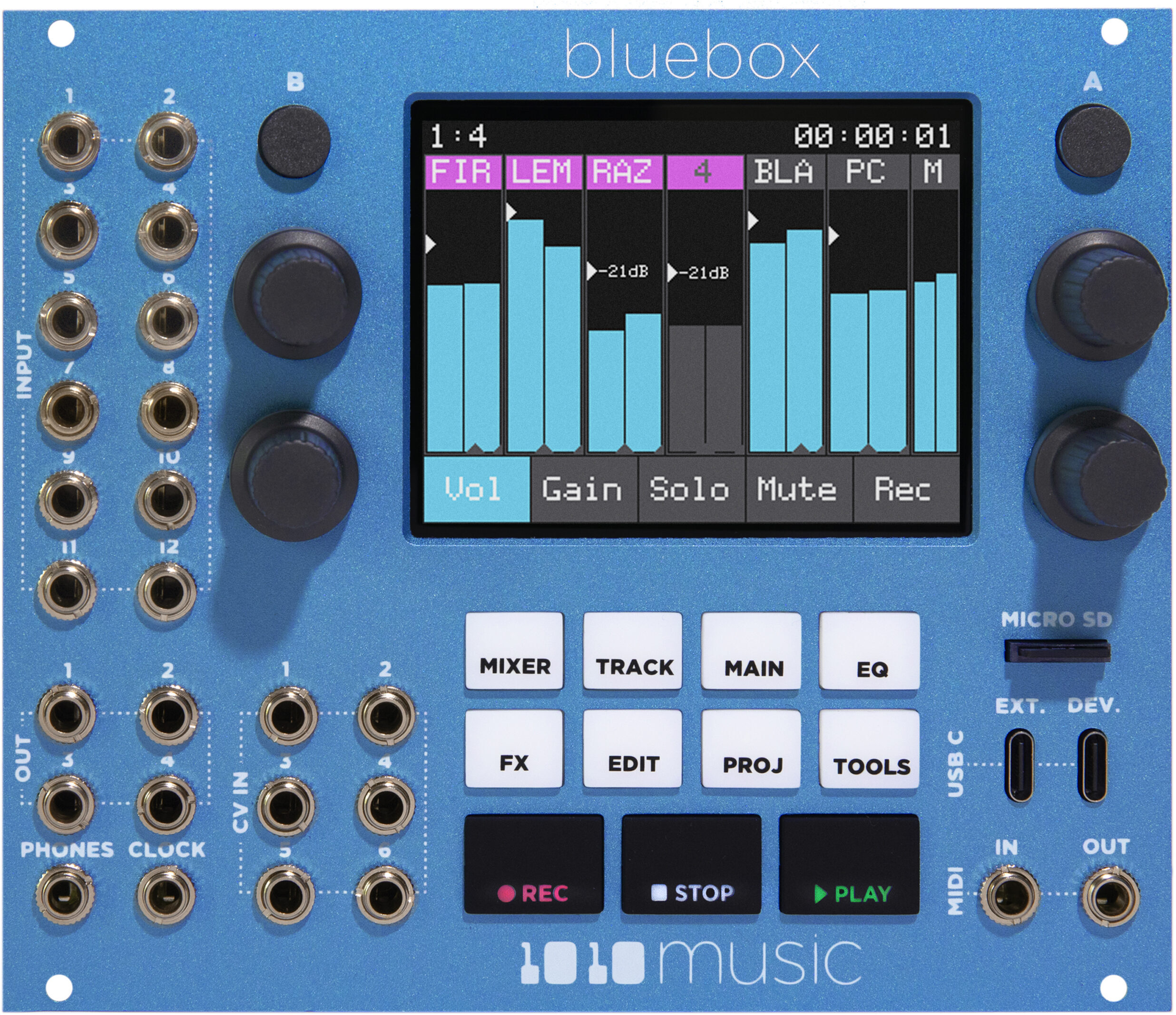 1010music Bluebox Eurorack Edition - Enregistreur En Rack - Main picture