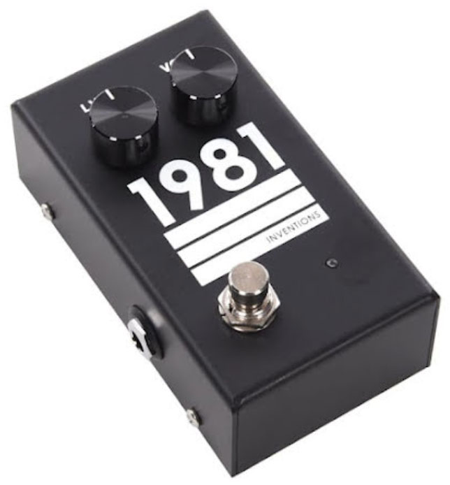 1981 Inventions Lvl Guitar & Bass Preamp/overdrive  Black/white - PÉdale Overdrive / Distortion / Fuzz - Variation 1