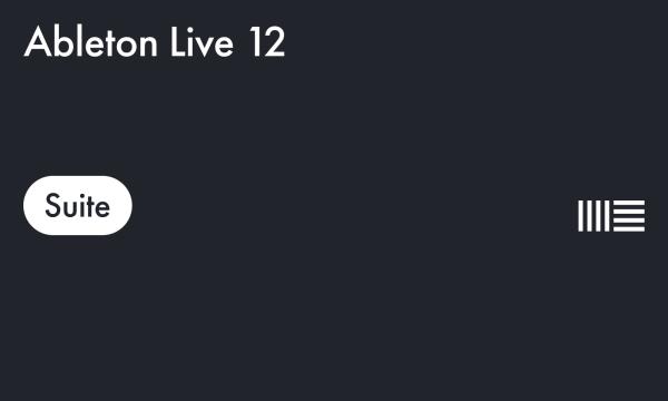 Ableton Live 12 Suite 譲渡 ABLETON Live 12 Suite (Digital product) - Muziker
