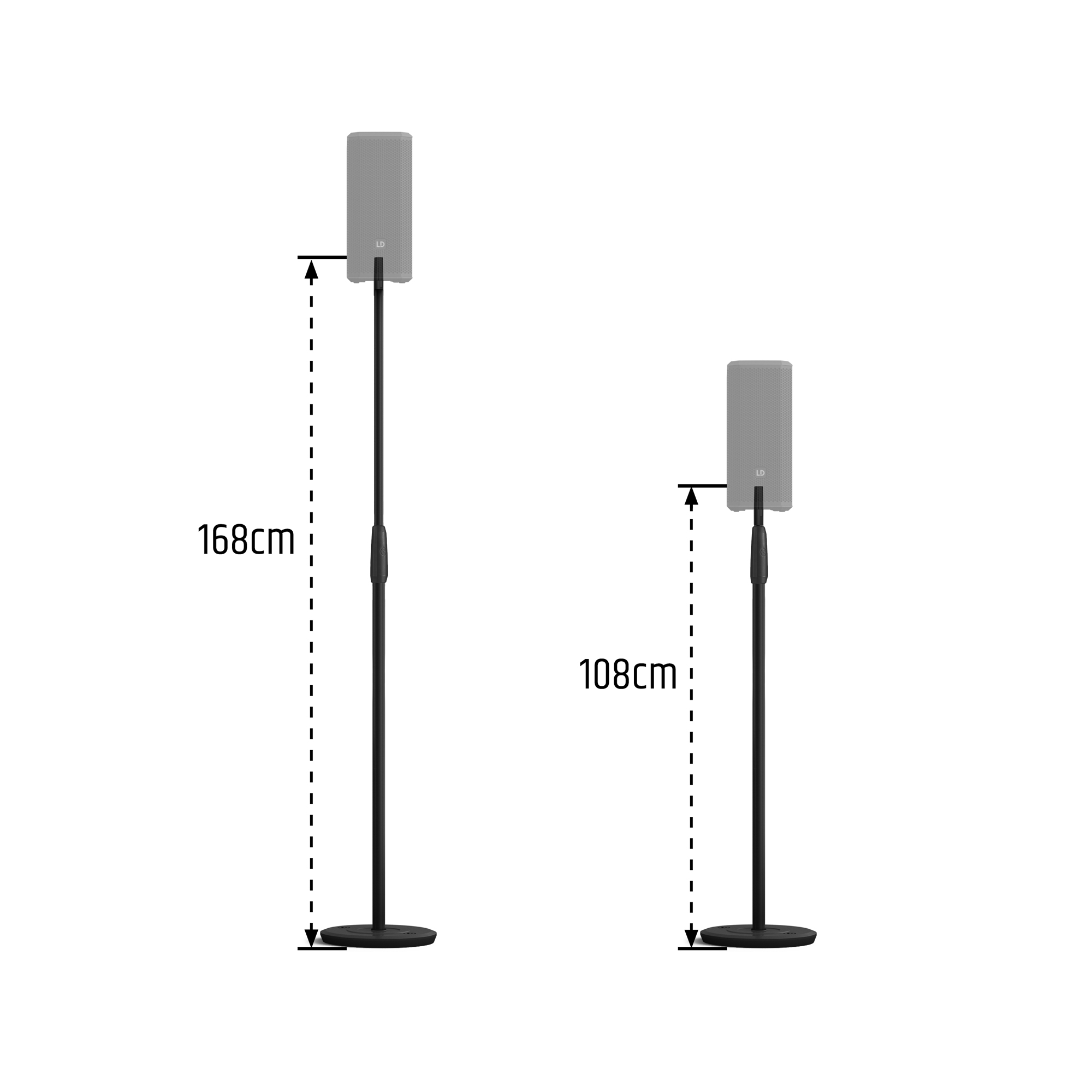 Adam Hall Dave 10 G4x Stand - Pied & Stand Enceinte Sono - Variation 1