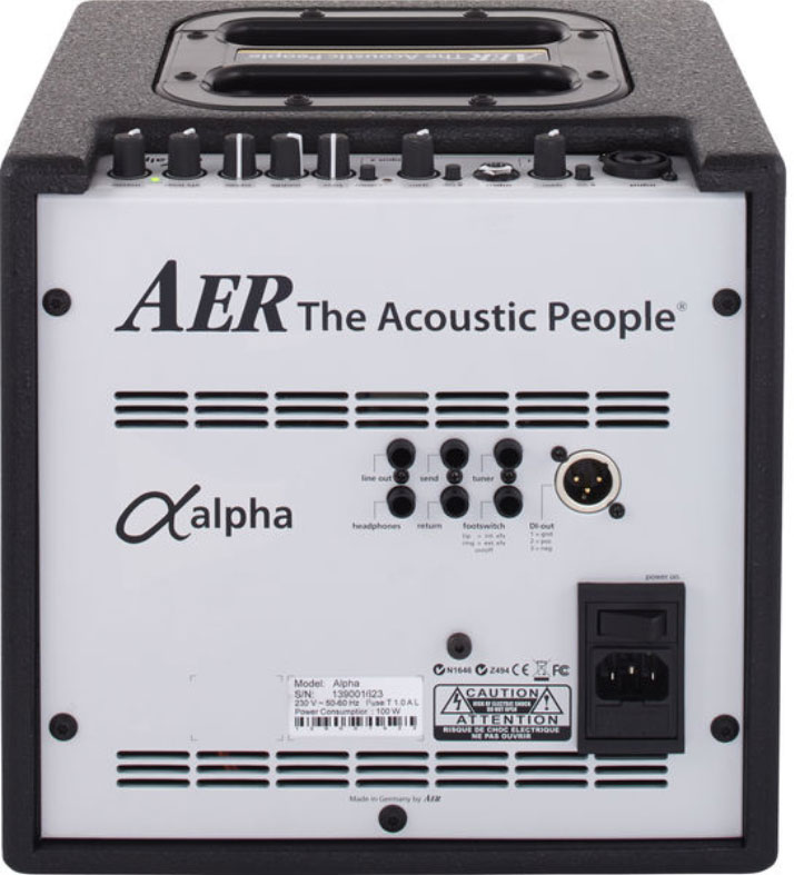 Aer Alpha 40w 1x8 Black +housse - Combo Ampli Acoustique - Variation 1