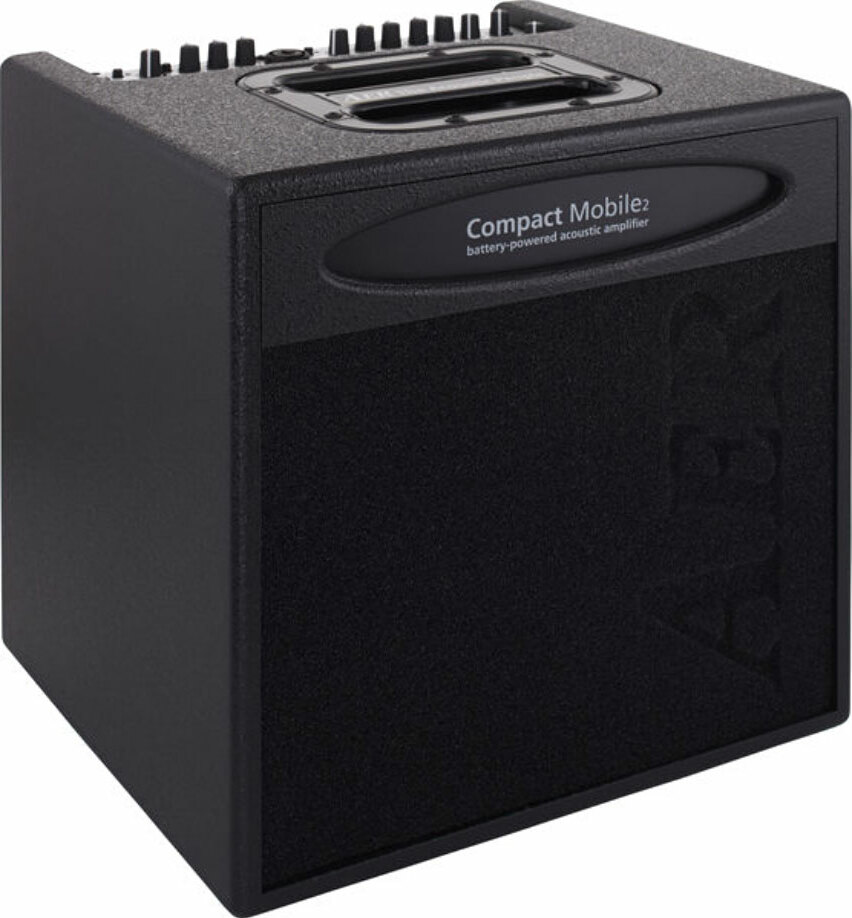 Aer Compact Mobile 2 Battery Powered 60w 1x8 Black +housse - Ampli Guitare Électrique Combo - Main picture