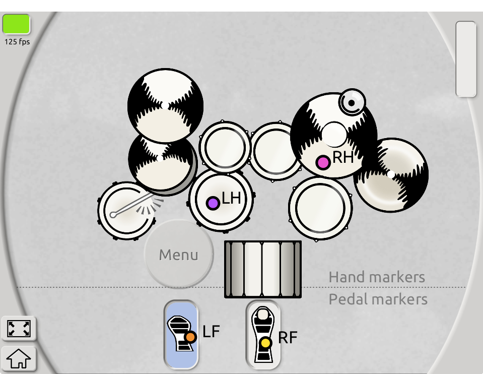 Aerodrums Virtual Percussion Kit - Kit Batterie Électronique - Variation 2