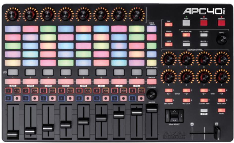 Contrôleur midi Akai APC40 MKII