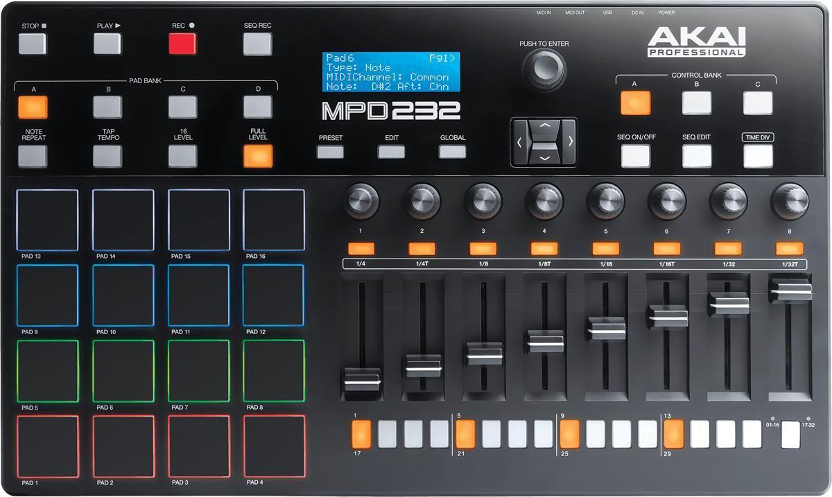 Contrôleur midi Akai MPD232
