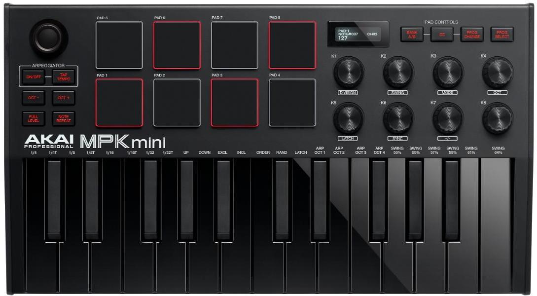 Clavier maître Akai MPK Mini MK3 Black