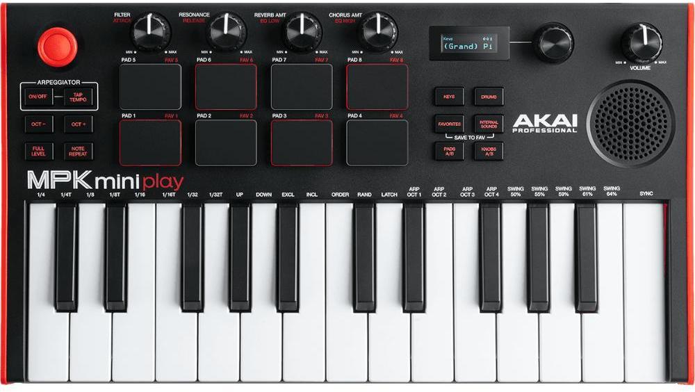 Contrôleur midi Akai MPK MINIPLAY MK3