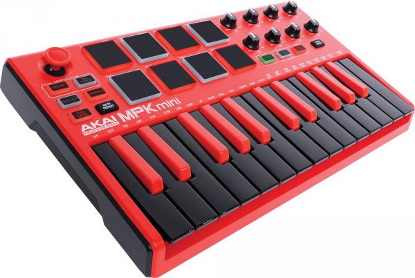 Akai Professional MPK mini mk3 Keyboard Controller Red