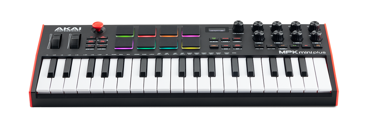 MPK mini plus Akai - Clavier Maître midi 37 notes 8 pads RVB 8 encodeurs