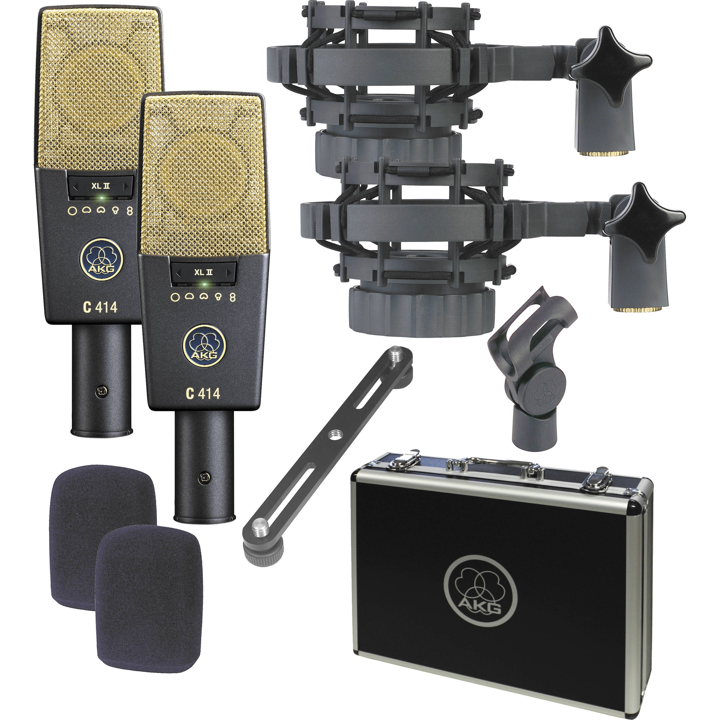 Akg C414 Xlii Stereo Set - Paire, Kit, Stereo Set Micros - Variation 1