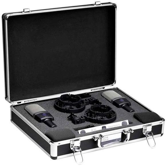 Paire, kit, stereo set micros Akg C214 Stéréo Set