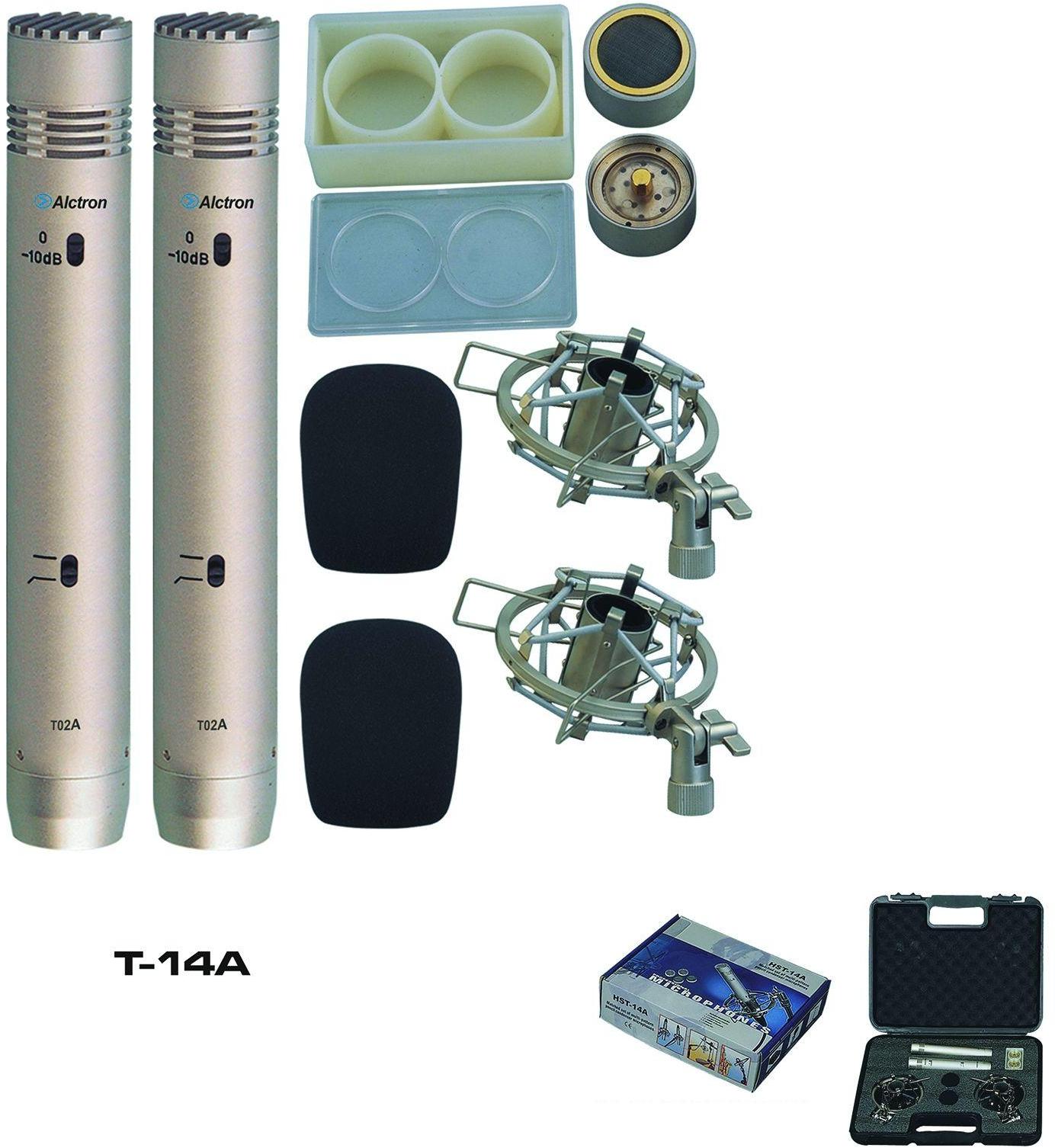 Paire, kit, stereo set micros Alctron T14A