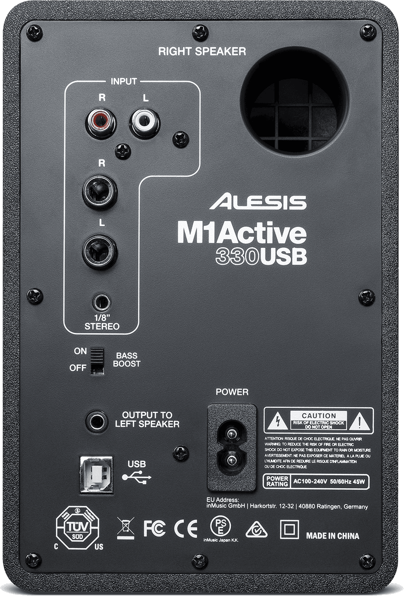 Alesis M1 Active 330 Usb - La Paire - Enceinte Monitoring Active - Variation 2