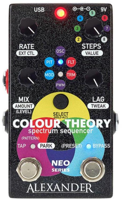Pédale harmoniseur Alexander pedals Colour Theory Step Sequencer
