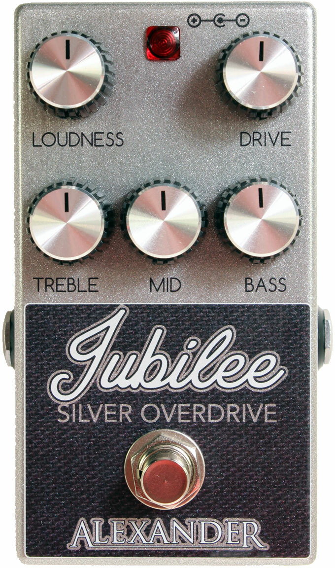 Alexander Pedals Jubilee Silver Overdrive - PÉdale Overdrive / Distortion / Fuzz - Main picture
