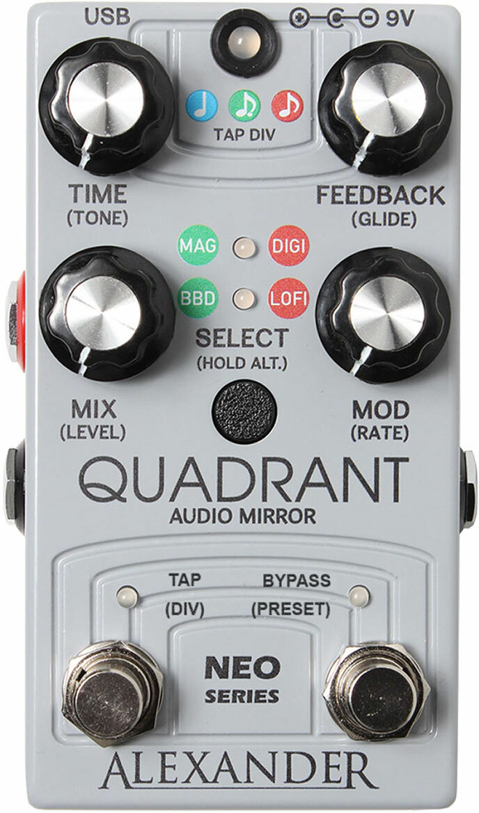 Alexander Pedals Quadrant Audio Mirror Delay - PÉdale Reverb / Delay / Echo - Main picture