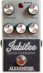 Pédale overdrive / distortion / fuzz Alexander pedals Jubilee Silver Overdrive