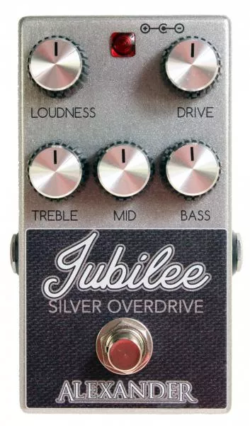 Pédale overdrive / distortion / fuzz Alexander pedals Jubilee Silver Overdrive
