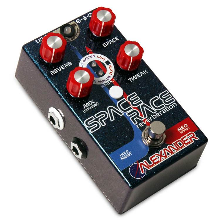 Pédale reverb / delay / echo Alexander pedals Space Race Reverb Neo