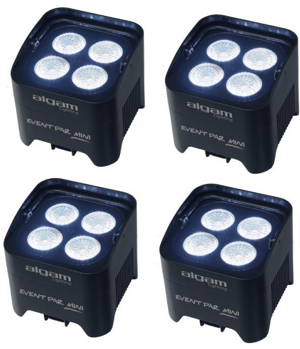 Pack eclairage Algam lighting 4 x Event Par mini