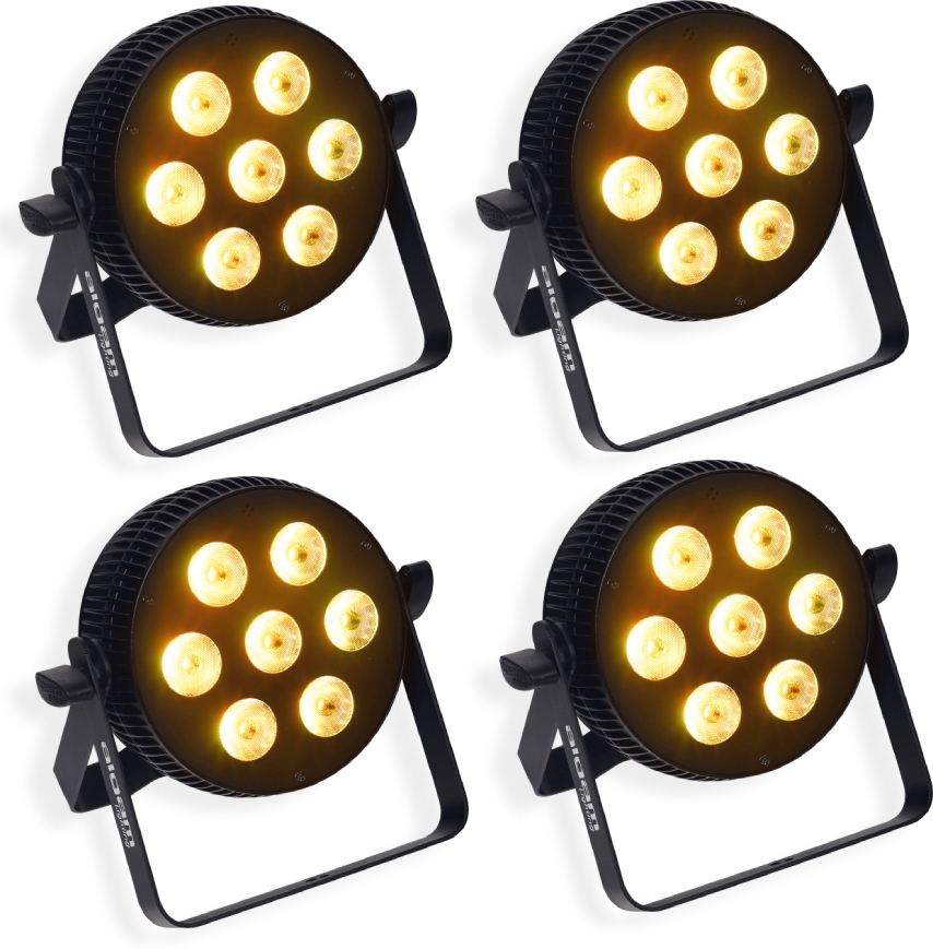 Algam Lighting 4 X Slimpar 710 Quad - Pack Eclairage - Main picture