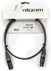 Câble DMX 5 points - 1 m