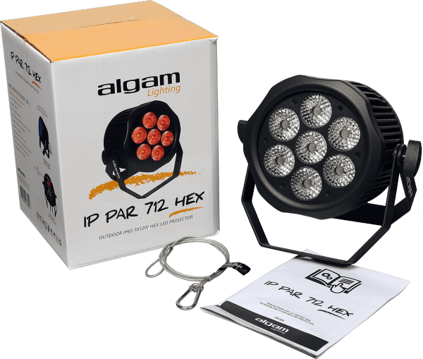Projecteurs à leds Algam lighting IP-PAR-712-HEX