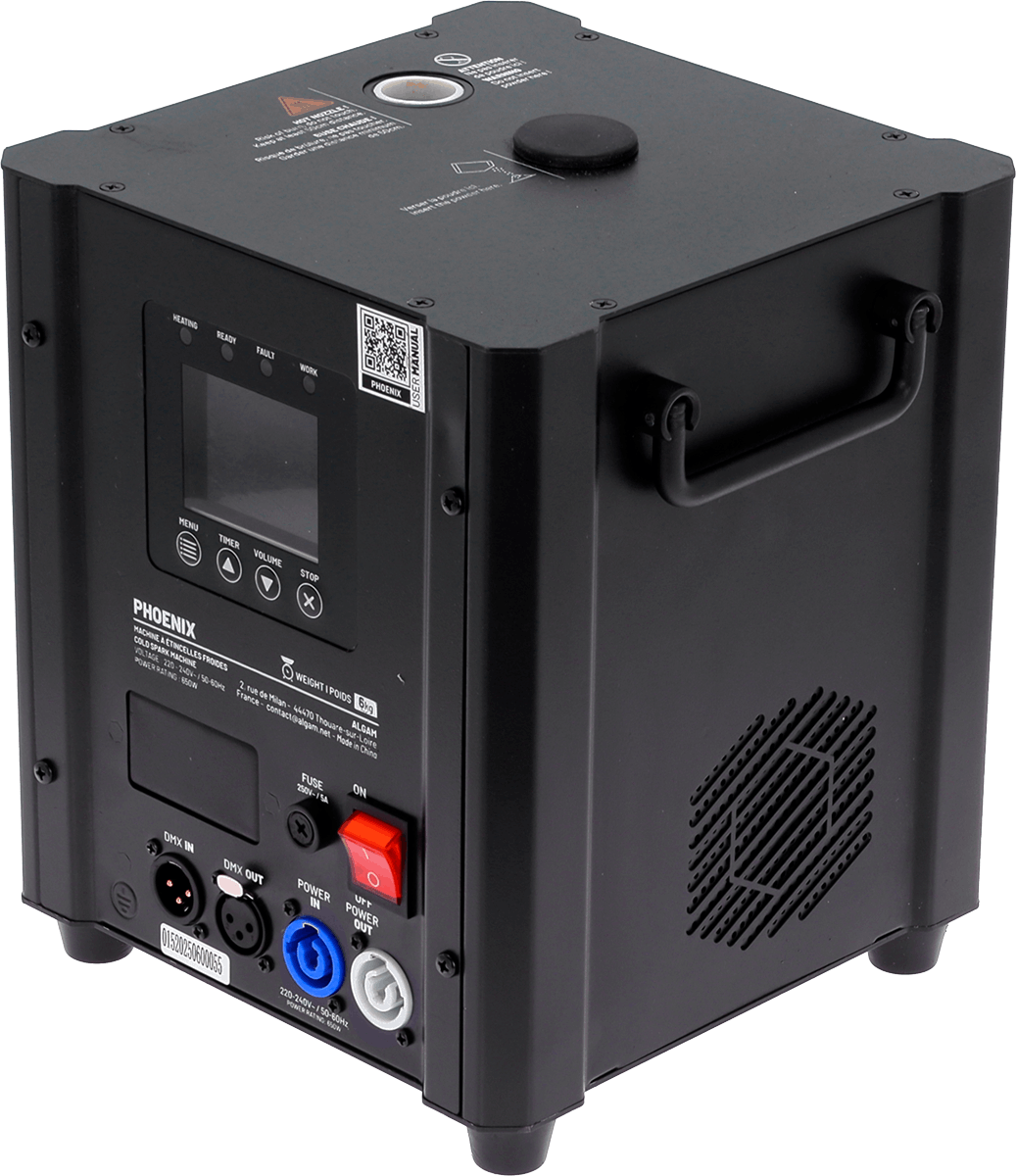 Algam Lighting Phoenix - Machine À Confettis & Flamme - Variation 2