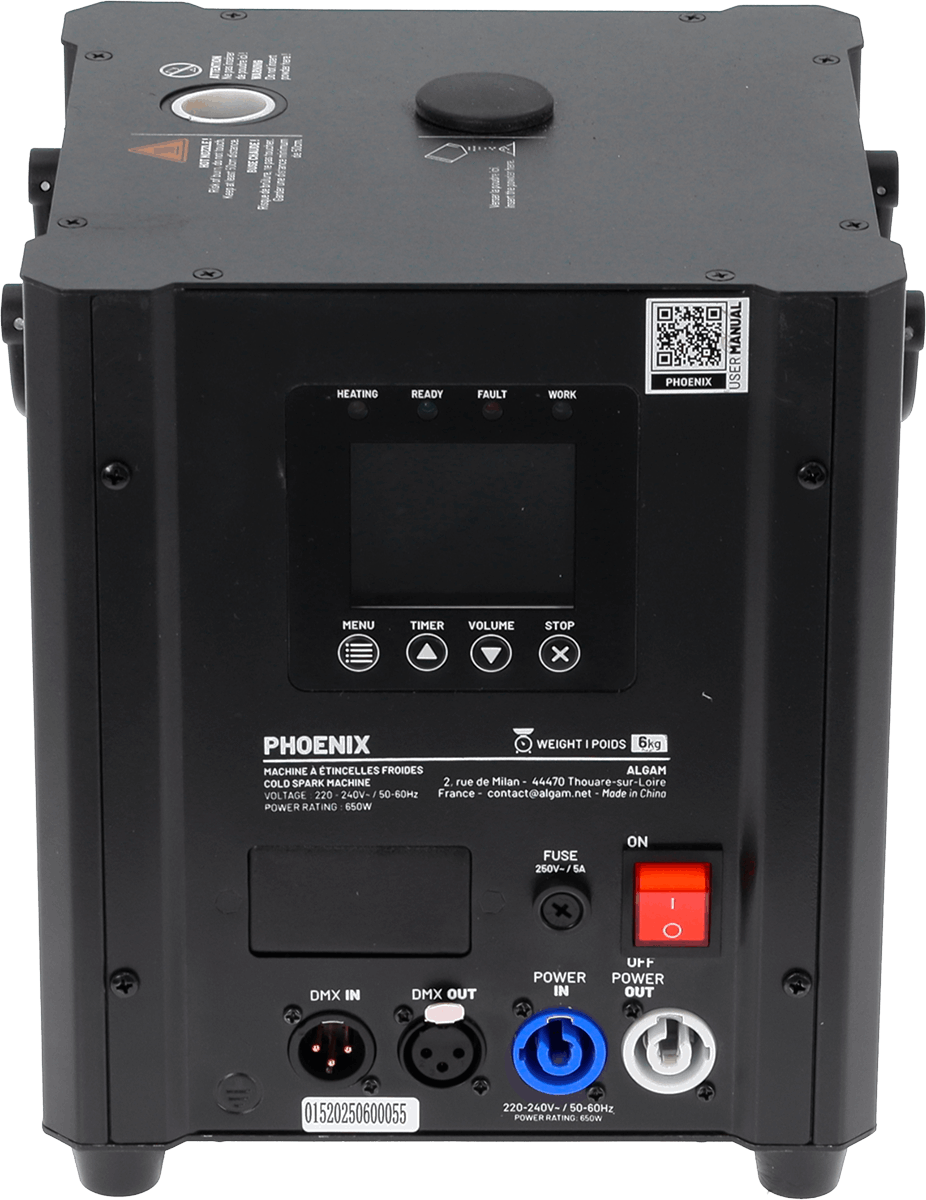 Algam Lighting Phoenix - Machine À Confettis & Flamme - Variation 3