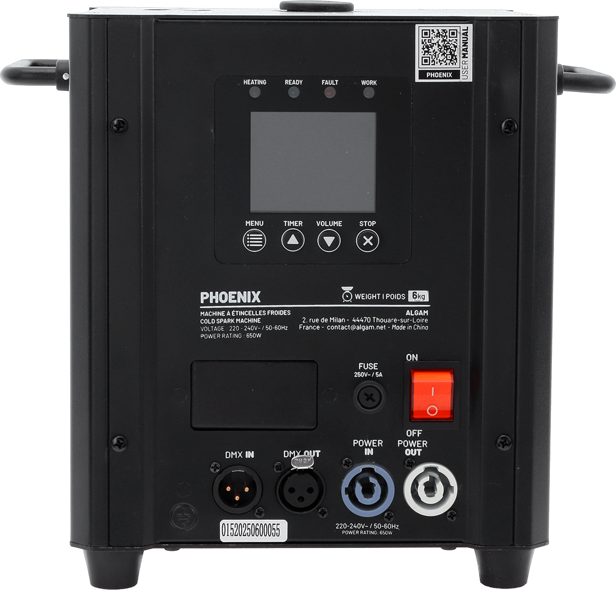 Algam Lighting Phoenix - Machine À Confettis & Flamme - Variation 6