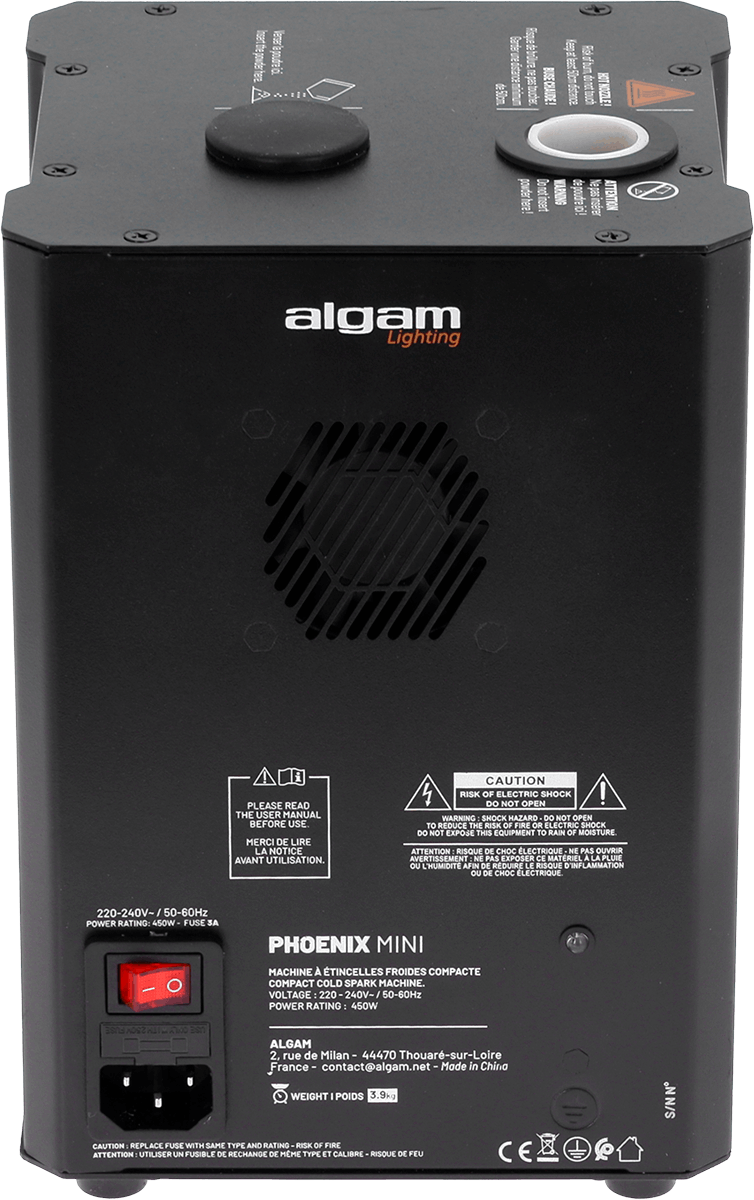 Algam Lighting Phoenix-mini - Machine À Confettis & Flamme - Variation 4