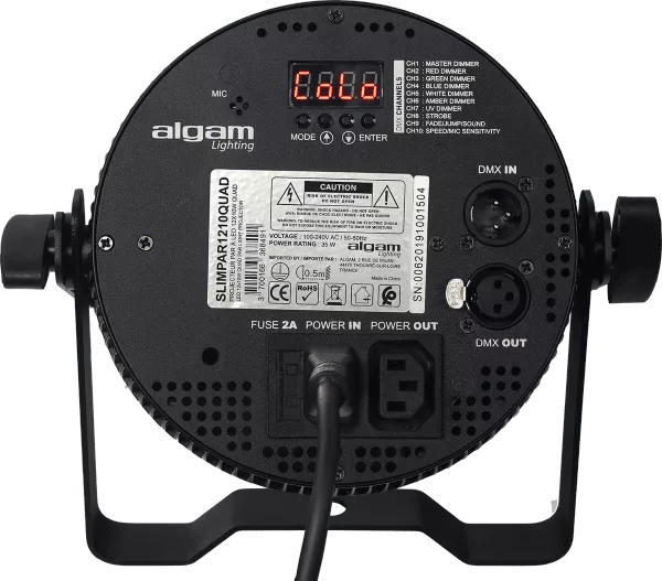 Projecteurs à leds Algam lighting Slimpar-1210-Quad