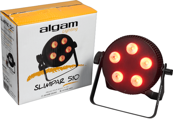 Projecteurs à leds Algam lighting Slimpar-510-Hex