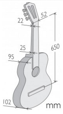 Alhambra 7p Classic Cedre Palissandre - Natural - Guitare Classique Format 4/4 - Variation 3