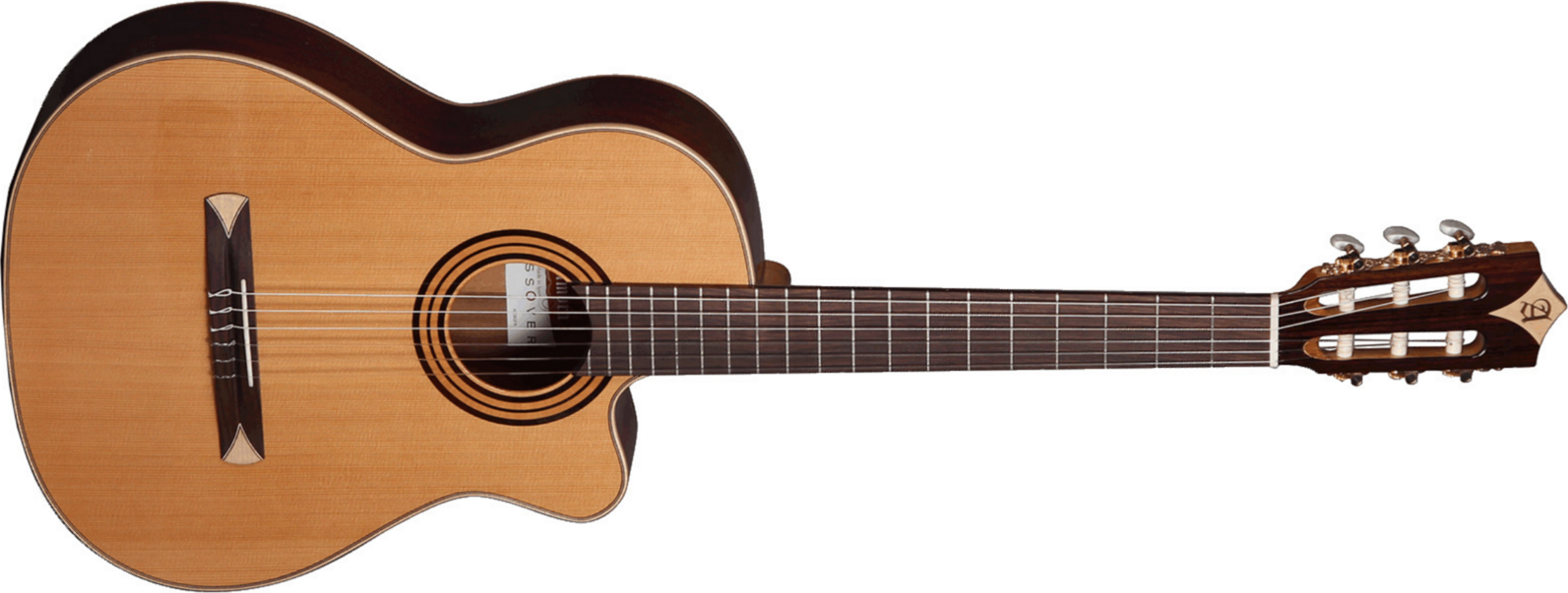 Alhambra Cs-1 Cw E1 Cross-over Cedre Sapele Fishman Classic M - Natural - Guitare Classique Format 4/4 - Main picture