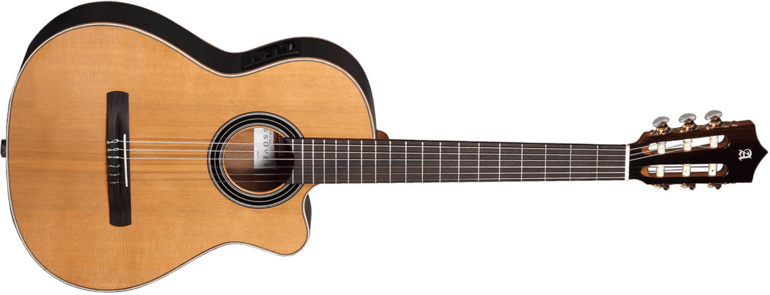 Alhambra Cs-lr Cw E1 Cross-over Cedre Palissandre Rw - Natural - Guitare Classique Format 4/4 - Main picture