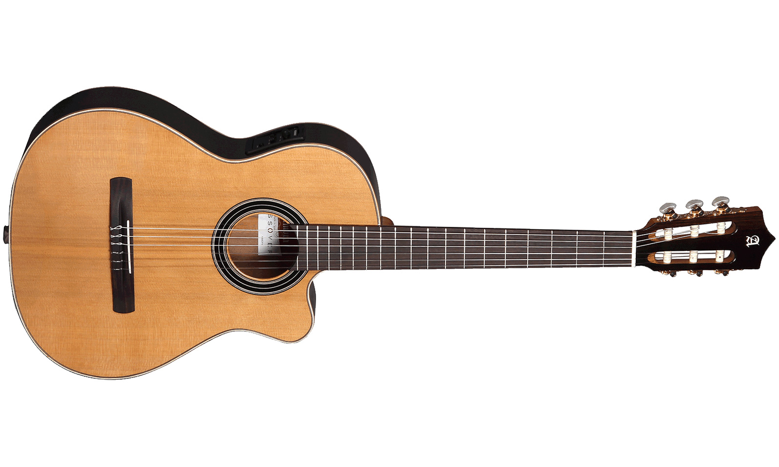 Alhambra Cs-lr Cw E1 Cross-over Cedre Palissandre Rw - Natural - Guitare Classique Format 4/4 - Variation 1