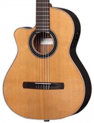 Guitare classique format 4/4 Alhambra Cross-Over CS-1 CW E1 Gaucher - Natural